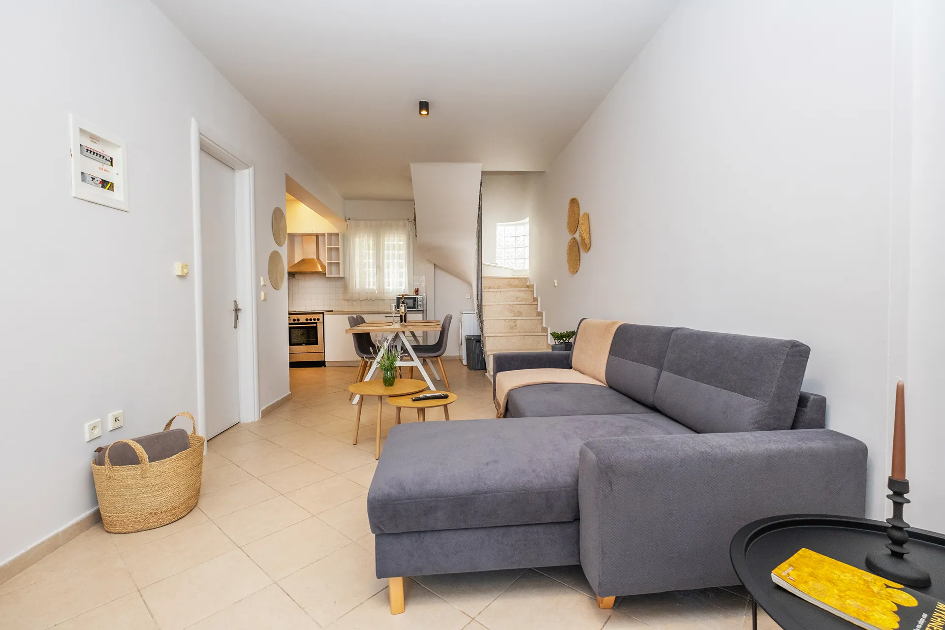 Blue Donkey VillasSuperior Three Bedroom Villa dnevna soba